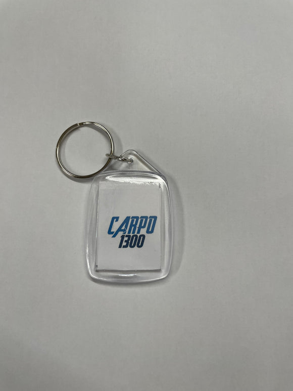 Carpo1300 White/Navy/Sky Branded Keyring